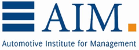 AIM. Automotive Institute for Management Logo (EUIPO, 24.05.2011)