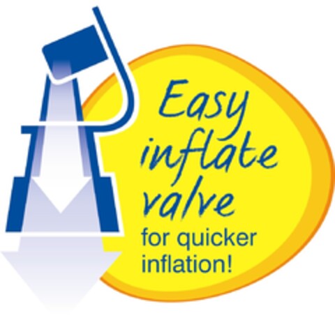 Easy inflate valve for quicker inflation! Logo (EUIPO, 23.04.2012)