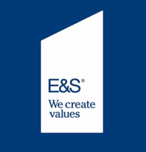 E&S® We create values Logo (EUIPO, 09/23/2014)