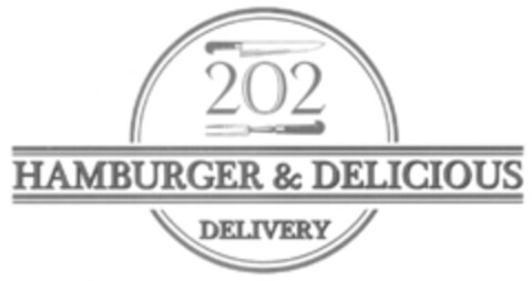 202 HAMBURGER & DELICIOUS DELIVERY Logo (EUIPO, 19.07.2016)