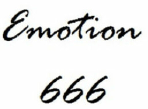 Emotion 666 Logo (EUIPO, 06.10.2016)