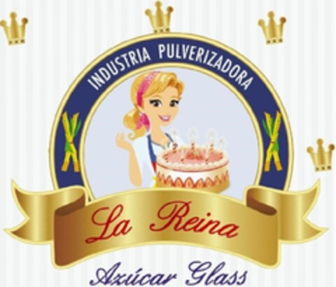 INDUSTRIA PULVERIZADORA LA REINA AZÚCAR GLASS Logo (EUIPO, 02/24/2017)