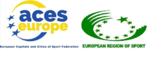 ACES EUROPE ACES EUROPE European Capitals and Cities of Sport Federation EUROPEAN REGION OF SPORT Logo (EUIPO, 06.05.2019)