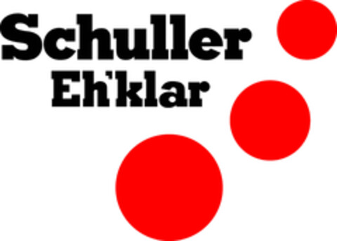 Schuller Eh'klar Logo (EUIPO, 04.06.2019)