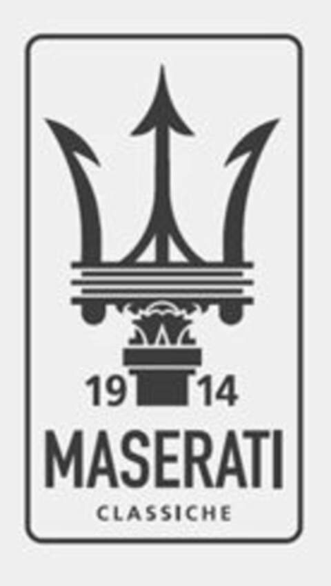 1914 MASERATI CLASSICHE Logo (EUIPO, 08/13/2019)