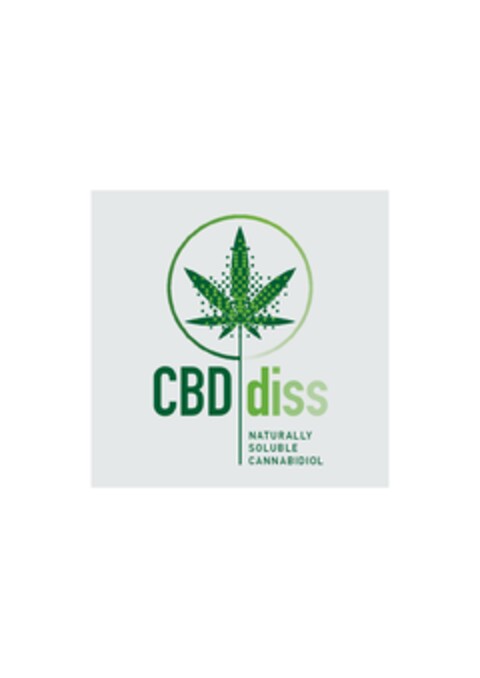 CBD diss NATURALLY SOLUBLE CANNABIDIOL Logo (EUIPO, 29.12.2020)