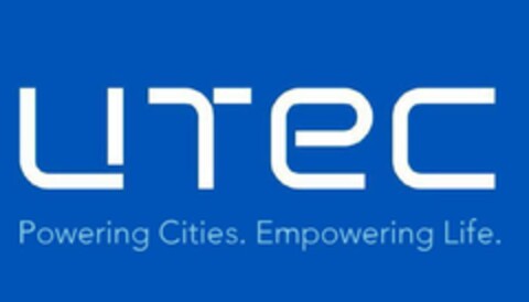 UTEC Powering Cities. Empowering Life. Logo (EUIPO, 17.09.2021)