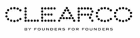 CLEARCO BY FOUNDERS FOR FOUNDERS Logo (EUIPO, 13.10.2021)