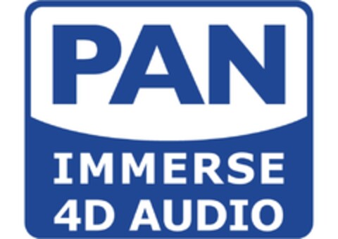 PAN IMMERSE 4D AUDIO Logo (EUIPO, 01/26/2023)