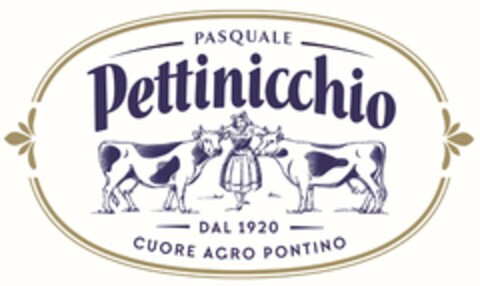 PASQUALE Pettinicchio DAL 1920 CUORE AGRO PONTINO Logo (EUIPO, 27.07.2023)