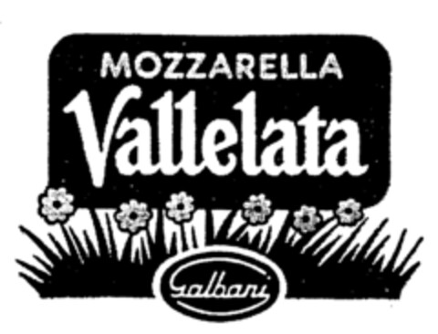 MOZZARELLA Vallelata Galbani Logo (EUIPO, 01.04.1996)