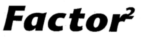 Factor² Logo (EUIPO, 11/06/1998)