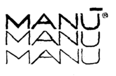 MANU MANU MANU Logo (EUIPO, 12/21/1998)