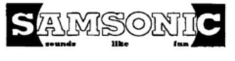 SAMSONIC sounds like fun Logo (EUIPO, 17.12.1999)