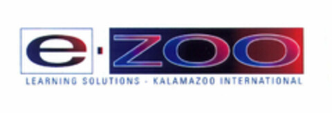 e. ZOO LEARNING SOLUTIONS - KALAMAZOO INTERNATIONAL Logo (EUIPO, 10/06/2000)