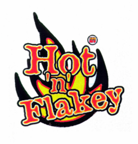 Hot 'n' Flakey Logo (EUIPO, 03.08.2001)