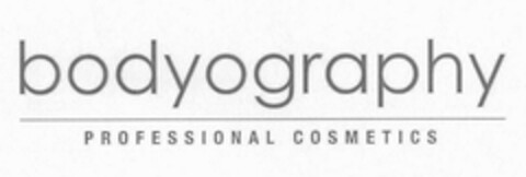 bodyography PROFESSIONAL COSMETICS Logo (EUIPO, 04/24/2007)