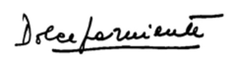 Dolcefarniente Logo (EUIPO, 18.06.2007)