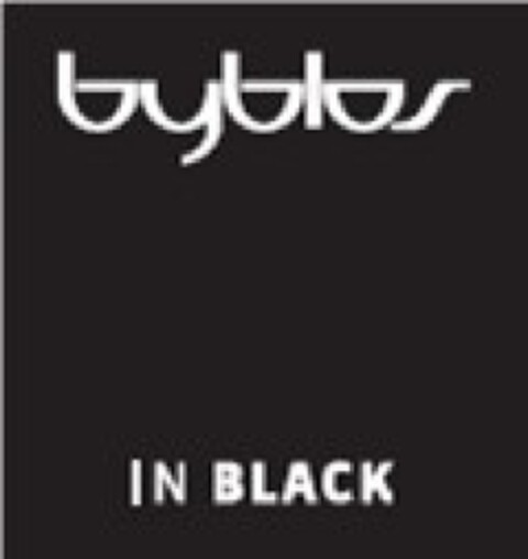 BYBLOS IN BLACK Logo (EUIPO, 07.04.2010)