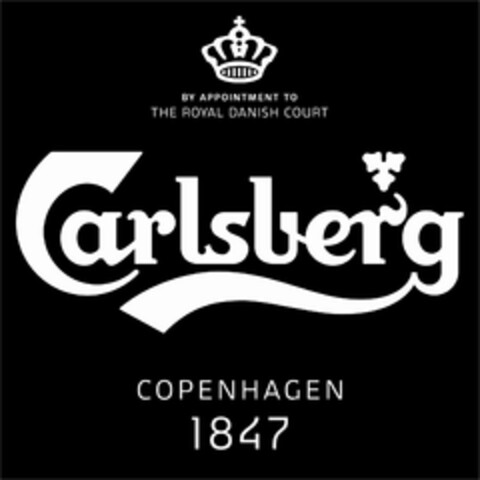 CARLSBERG COPENHAGEN 1847 BY APPOINTMENT TO THE ROYAL DANISH COURT Logo (EUIPO, 04/18/2011)