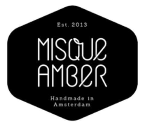 Est. 2013 MISQUE AMBER Handmade in Amsterdam Logo (EUIPO, 08.04.2013)