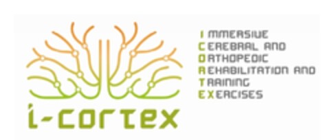 i-cortex immersive cerebral and orthopedic rehabilittion and training excercises Logo (EUIPO, 03/31/2015)