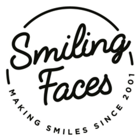 Smiling Faces MAKING SMILES SINCE 2001 Logo (EUIPO, 01.12.2017)