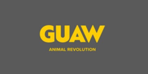 GUAW ANIMAL REVOLUTION Logo (EUIPO, 29.01.2021)