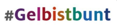 #Gelbistbunt Logo (EUIPO, 09.05.2022)