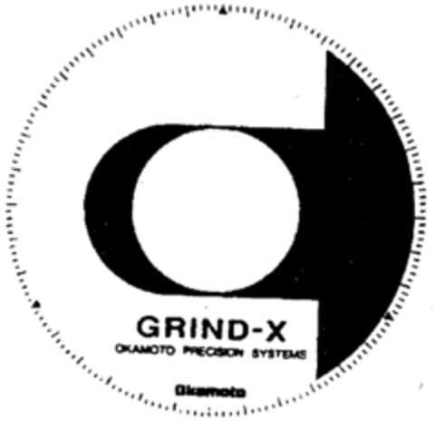 GRIND-X OKAMOTO PRECISION SYSTEMS Okamoto Logo (EUIPO, 06/03/1997)