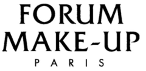 FORUM MAKE-UP PARIS Logo (EUIPO, 12/30/1998)