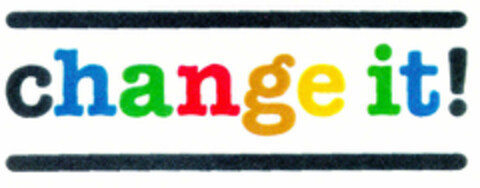 change it! Logo (EUIPO, 12.08.1999)