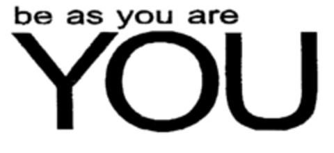 YOU be as you are Logo (EUIPO, 06.03.2000)