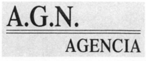 A.G.N. AGENCIA Logo (EUIPO, 01.03.2001)