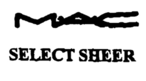 M·A·C SELECT SHEER Logo (EUIPO, 10/02/2001)