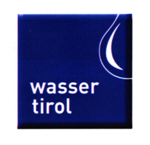 wasser tirol Logo (EUIPO, 10.03.2003)