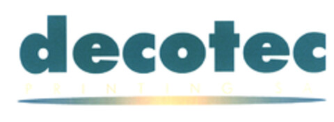 decotec PRINTING S.A. Logo (EUIPO, 01.08.2003)