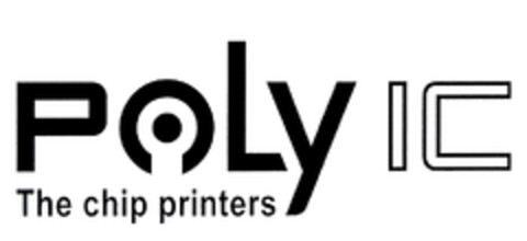 poLy ic The chip printers Logo (EUIPO, 31.10.2003)