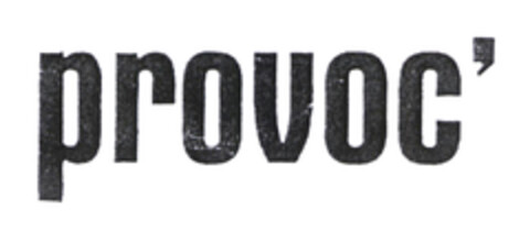 provoc' Logo (EUIPO, 28.11.2003)