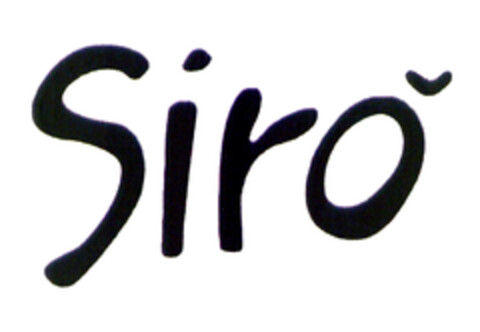 Sirò Logo (EUIPO, 06/18/2004)