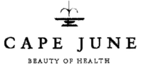CAPE JUNE BEAUTY OF HEALTH Logo (EUIPO, 07.12.2005)