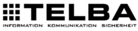 TELBA INFORMATION KOMMUNIKATION SICHERHEIT Logo (EUIPO, 31.05.2006)
