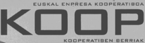 EUSKAL ENPRESA KOOPERATIBOA KOOP KOOPERATIBEN BERRIAK Logo (EUIPO, 28.05.2010)