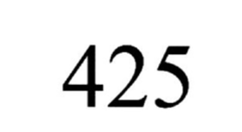 425 Logo (EUIPO, 21.04.2011)