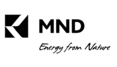 MND Energy from Nature Logo (EUIPO, 07/18/2012)