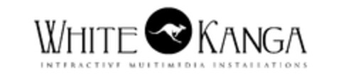 WHITE KANGA Interactive Multimedia Installations Logo (EUIPO, 06/03/2013)