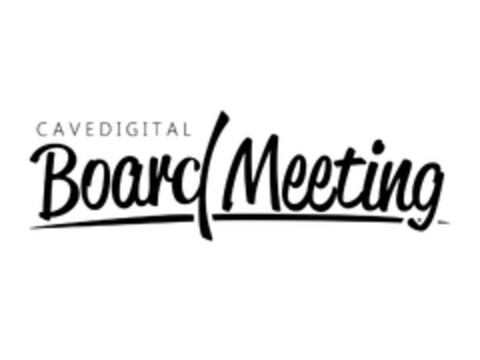 CAVEDIGITAL BOARD MEETING Logo (EUIPO, 05.11.2013)