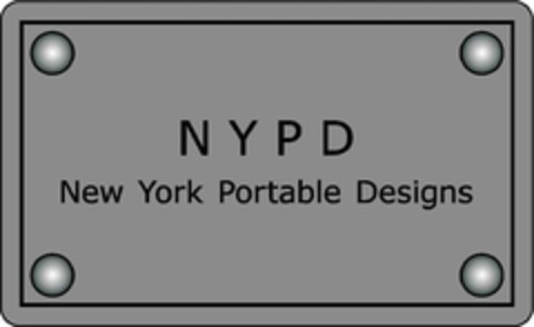 NYPD New York Portable Designs Logo (EUIPO, 26.10.2015)