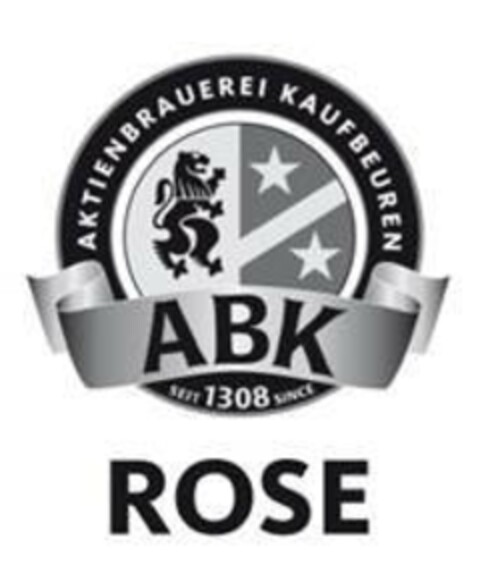 AKTIENBRAUEREI KAUFBEUREN ABK SEIT 1308 SINCE ROSE Logo (EUIPO, 07/28/2016)