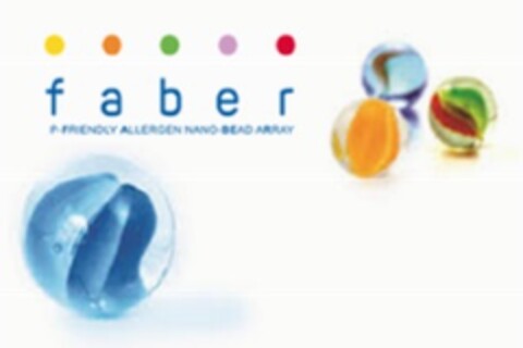 faber p-friendly allergen nano-bead array Logo (EUIPO, 12/20/2016)